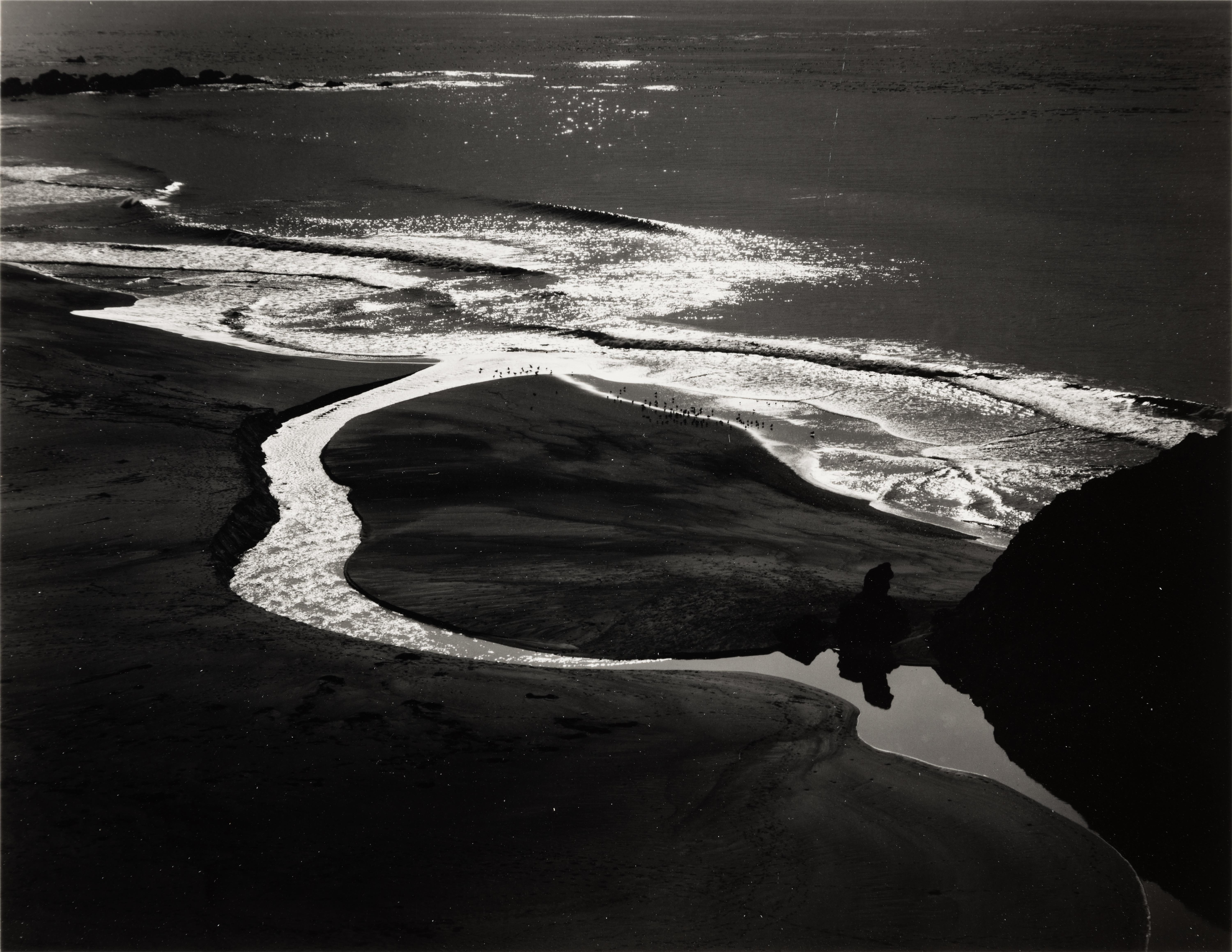 Black and White Photograph Morley Baer - Little Sur