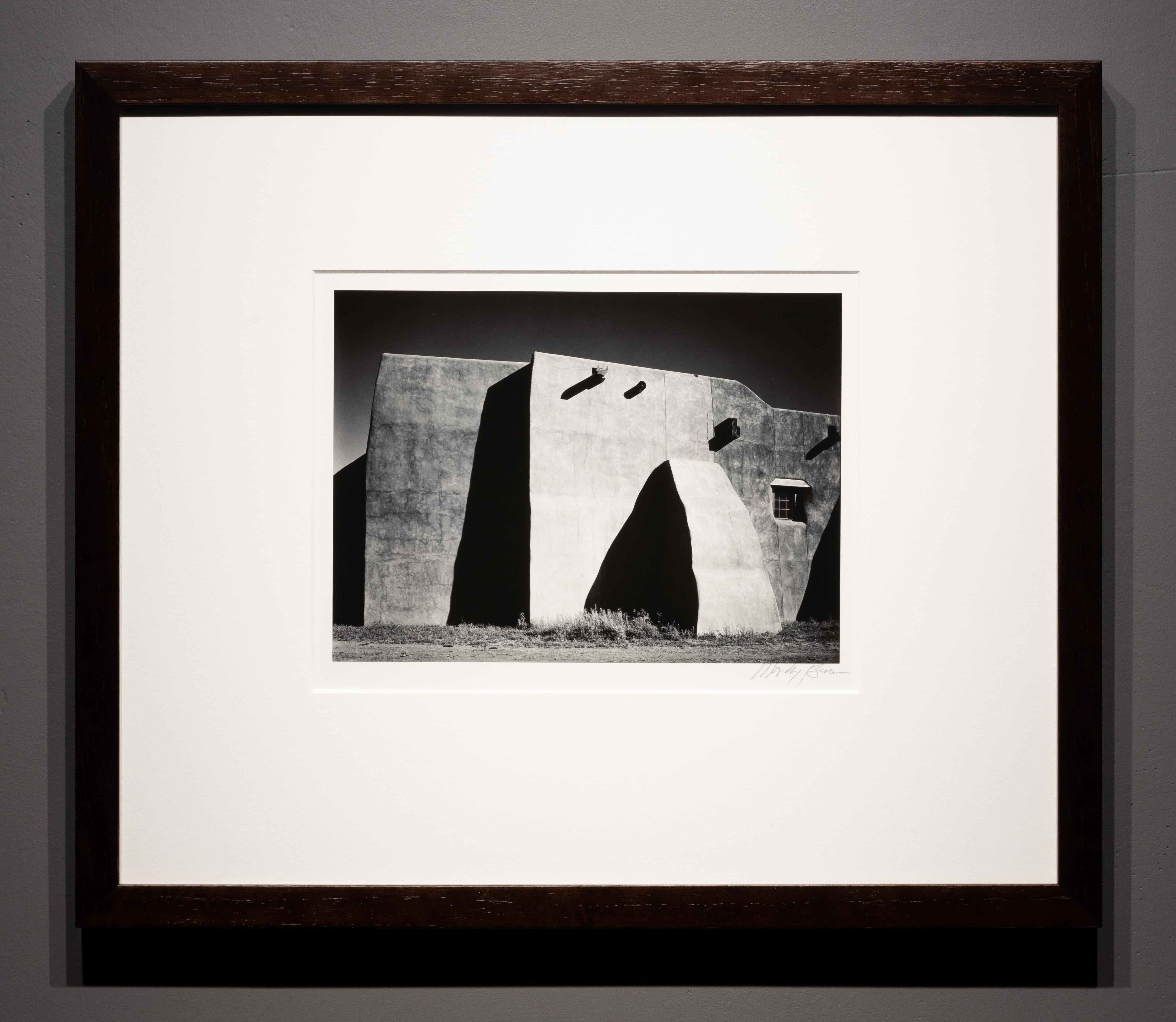 Mission Wall, San Ildefonso, NM - Modern Photograph by Morley Baer