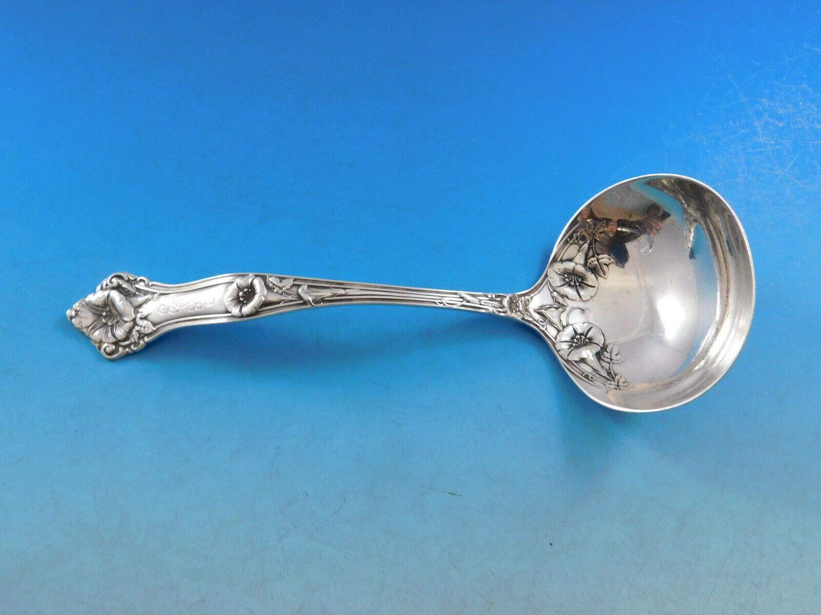 Juego de Cubiertos de Plata de Ley Morning Glory by Alvin para 12 Servicio de Cena de 100 Piezas en venta 2
