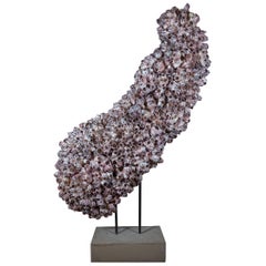 Morning Glory, Unique Free-Standing Barnacle Sculpture by Shellman Scandinavia