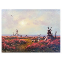 Niebla matinal Pintura al óleo original de Heinie Hartwig