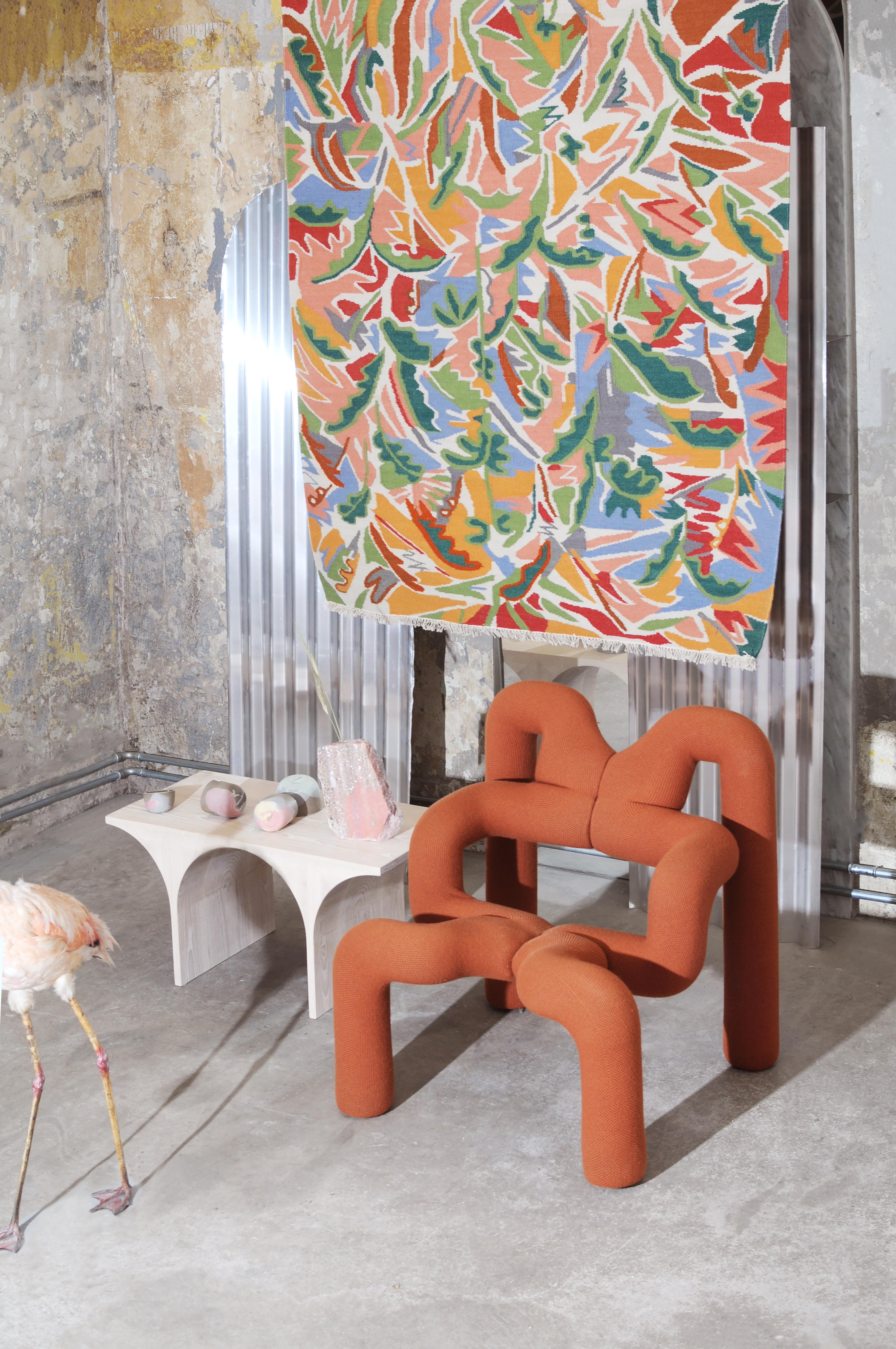 Wool Morning Mist Rug by Volver Studios For Sale