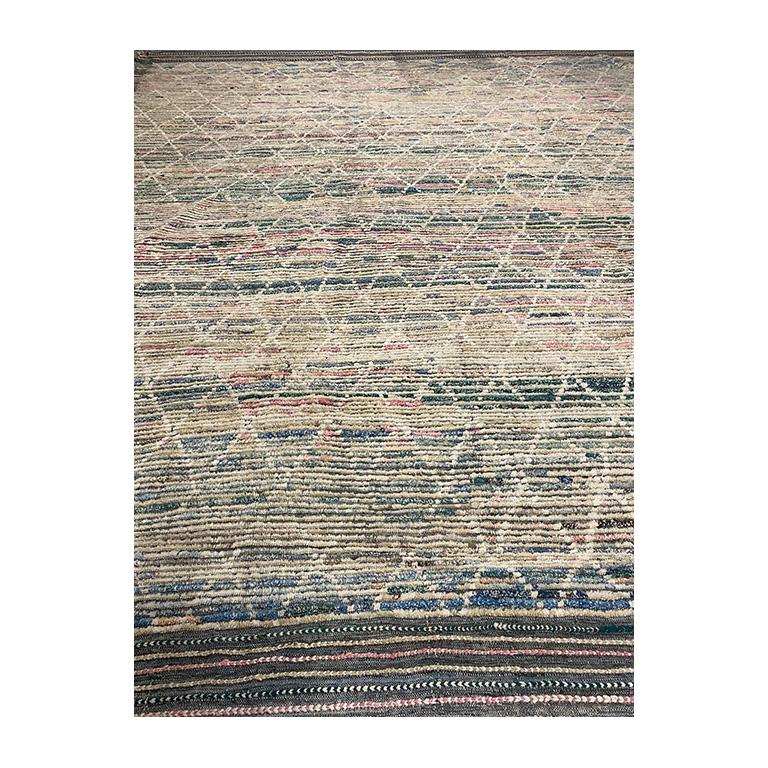 Shimmering softness. Moroccan weave.

14’6″ x 13′

 

16376

 

The early adoption of rug-making by native Moroccans is certainly due in large part to the distinctive climate of the region: Moroccan rugs may be very thick with a heavy pile, making