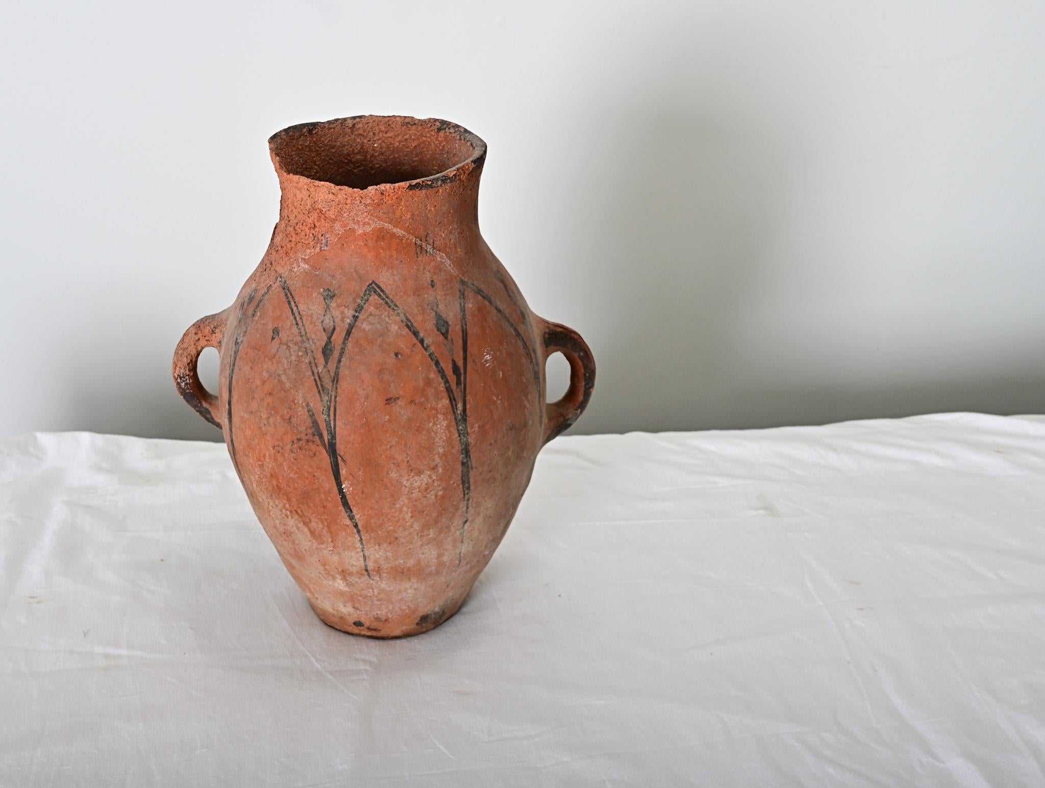 Altro Brocca per acqua in terracotta berbera marocchina del XIX secolo in vendita