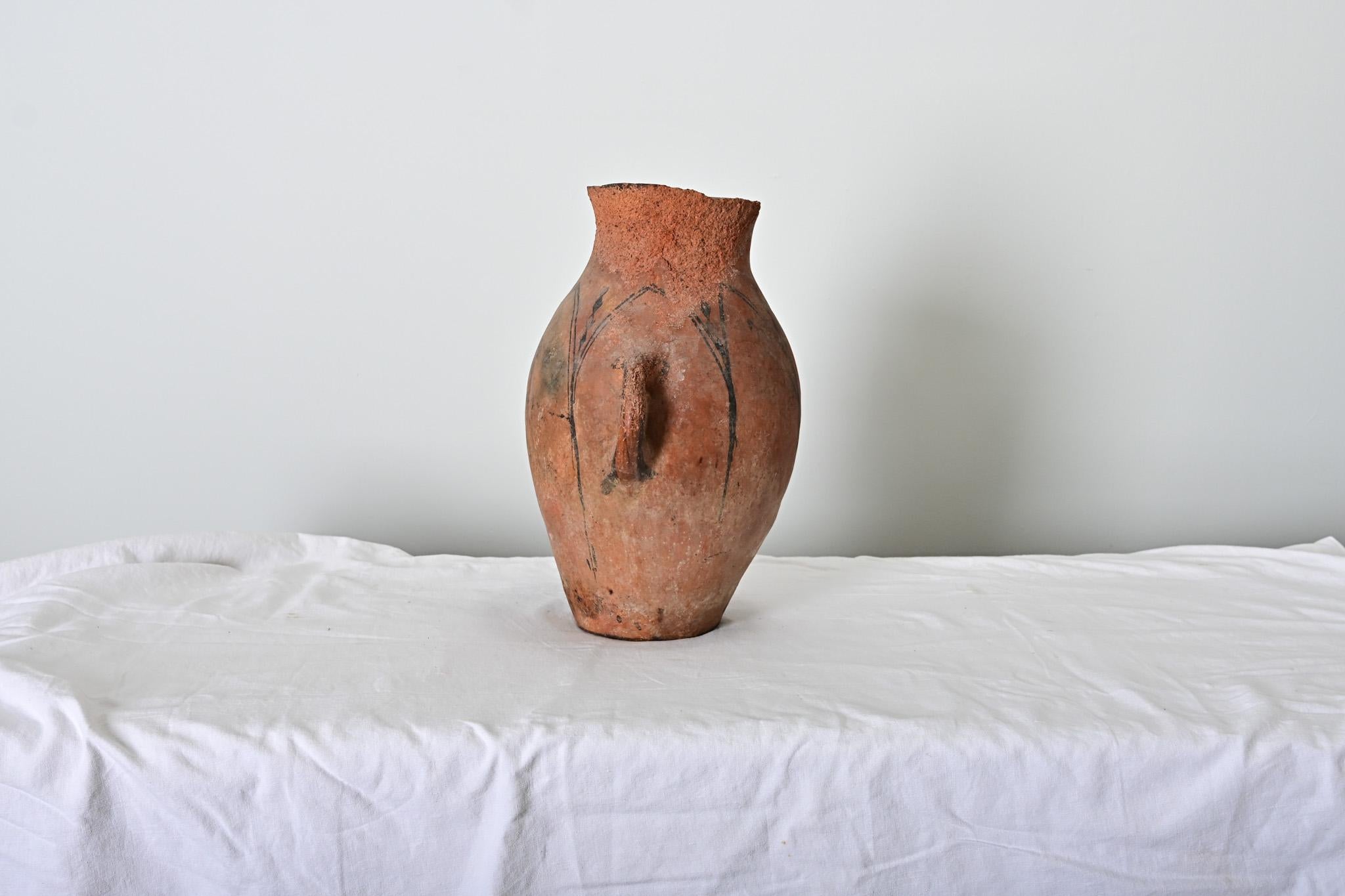 Brocca per acqua in terracotta berbera marocchina del XIX secolo in vendita 2