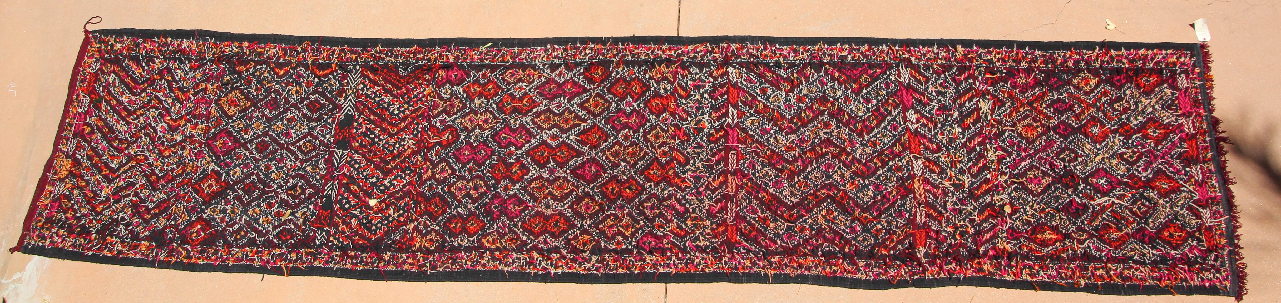 Moroccan African Tuareg Vintage Runner Rug For Sale 2