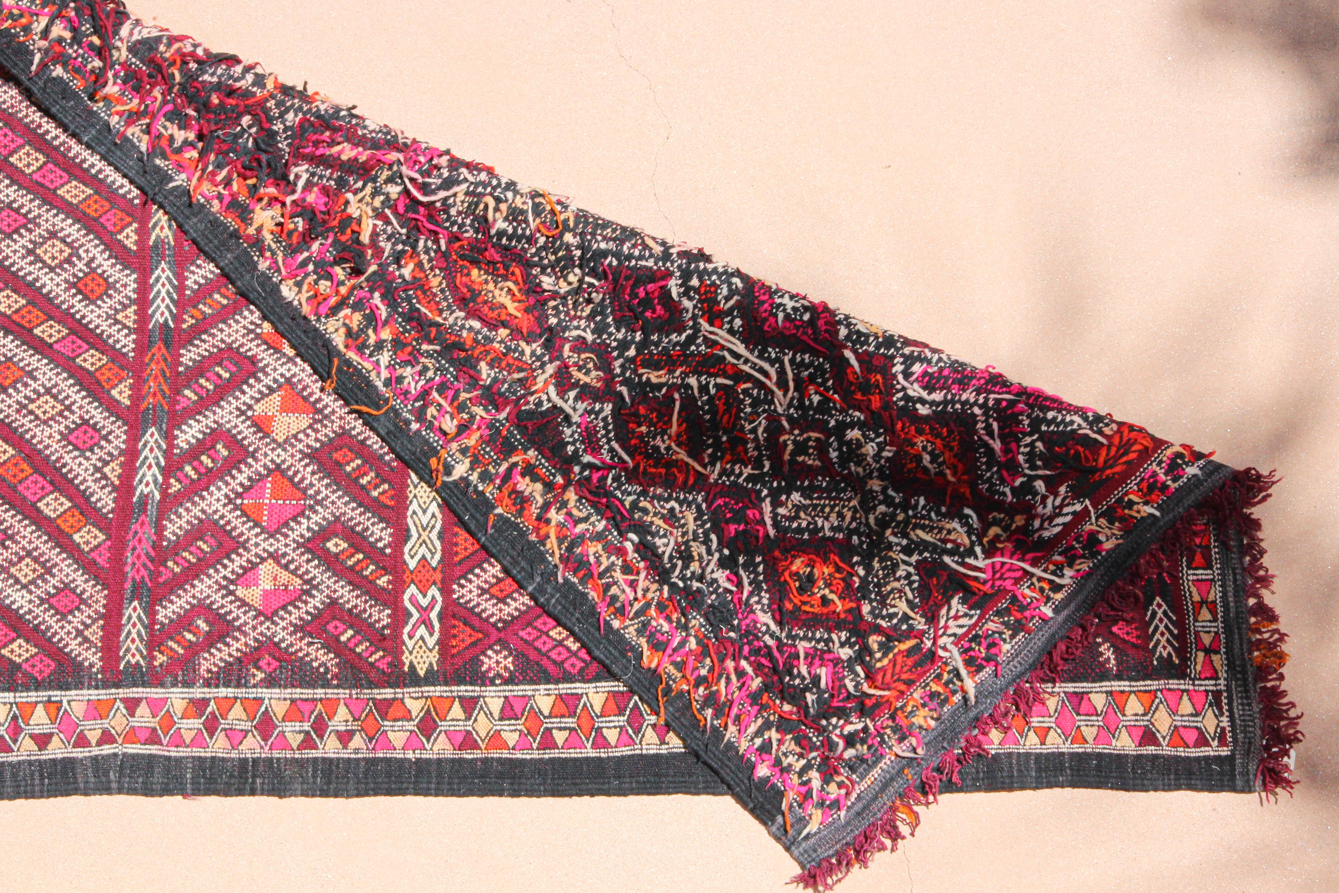 Moroccan African Tuareg Vintage Runner Rug For Sale 7