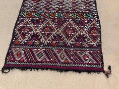 1940s Moroccan Tribal Rug African Ethnic Textile Floor Covering