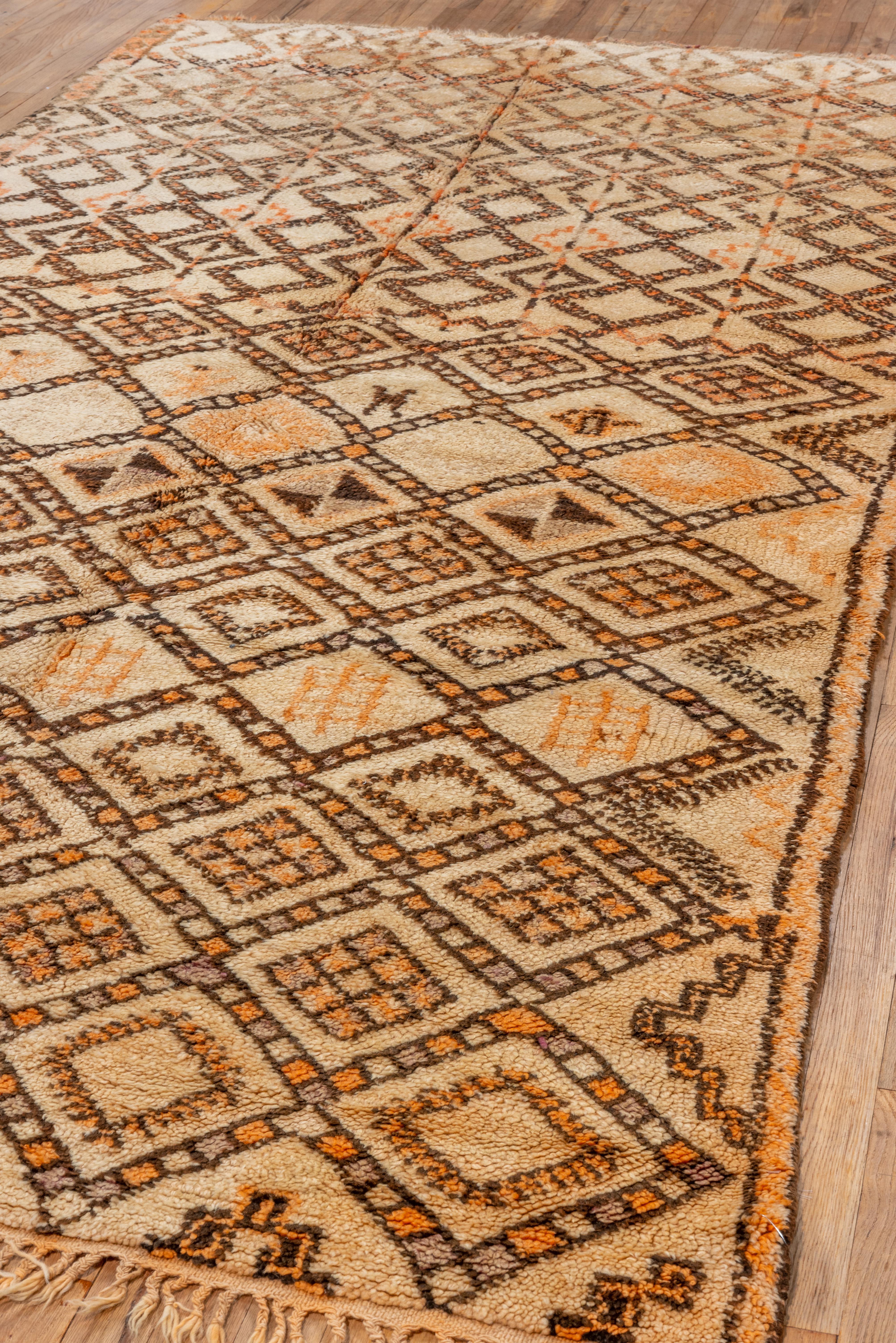 Marokkanischer Allover-Teppich 1930s im Angebot 2