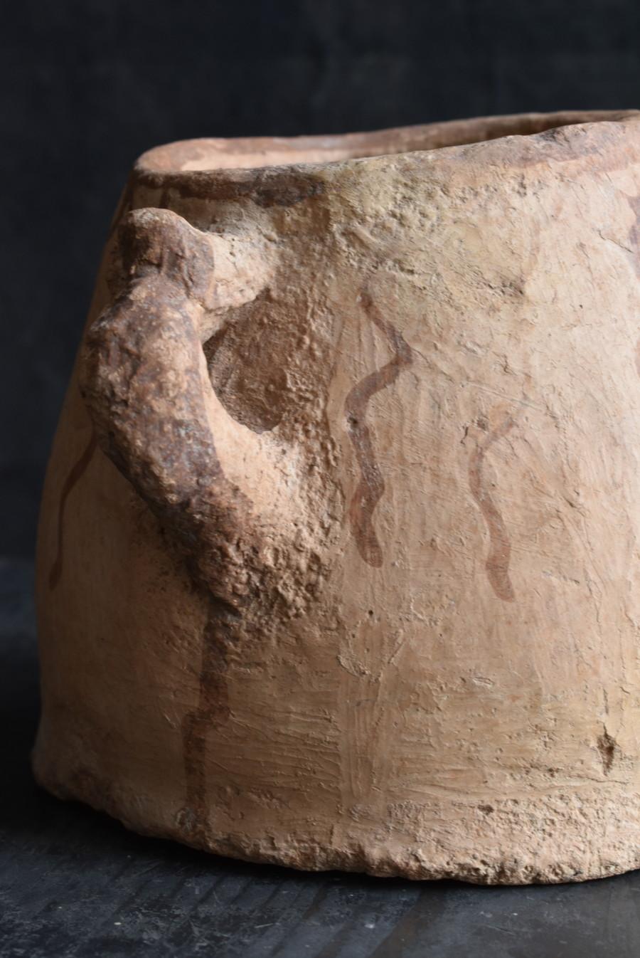 Petite jarre marocaine en poterie ancienne/avant le 19ème siècle/faïence fouillée en vente 5