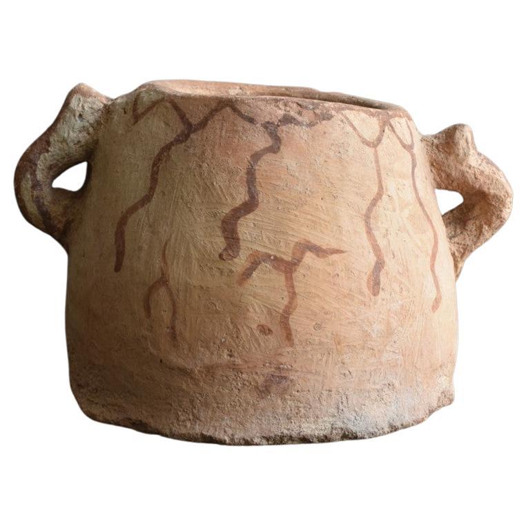 Petite jarre marocaine en poterie ancienne/avant le 19ème siècle/faïence fouillée en vente