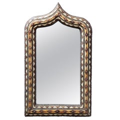 Moroccan Arched Camel Bone Mirror, MD26 Special Listing