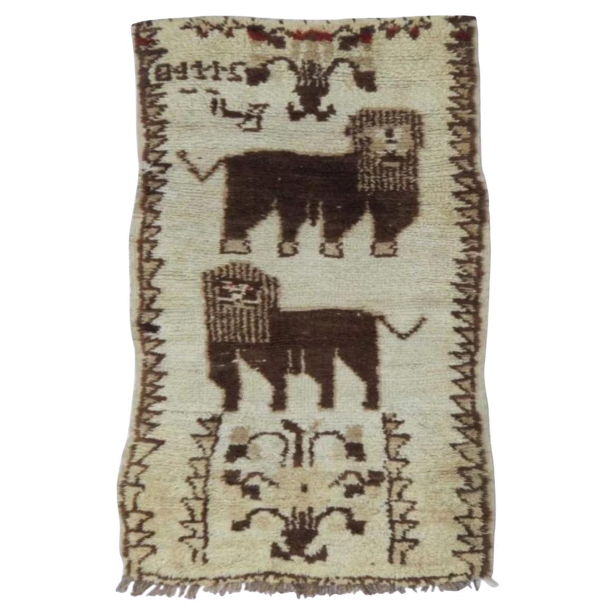Tapis marocain Azilal  3' x6'