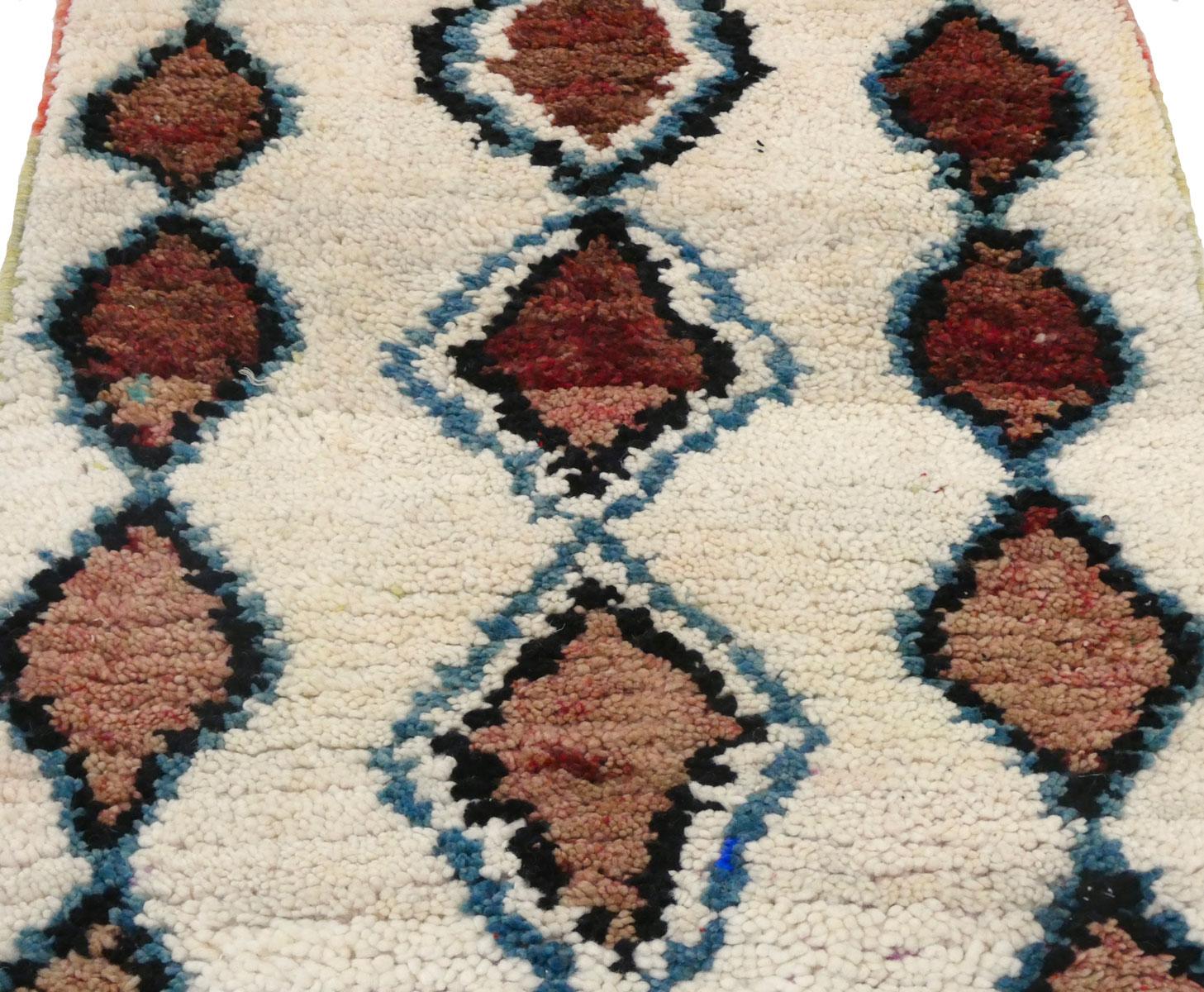 Moroccan Azilal Wool Runner  2’7 x 10’1 For Sale 4