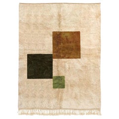 Moroccan Beni Mrirt rug 8'x10’, Modern Geometric Pattern Berber rug, Custom-made