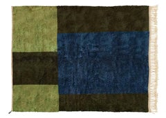 Moroccan Beni Mrirt rug, Rothko Inspired Modern Pattern rug, Custom-made