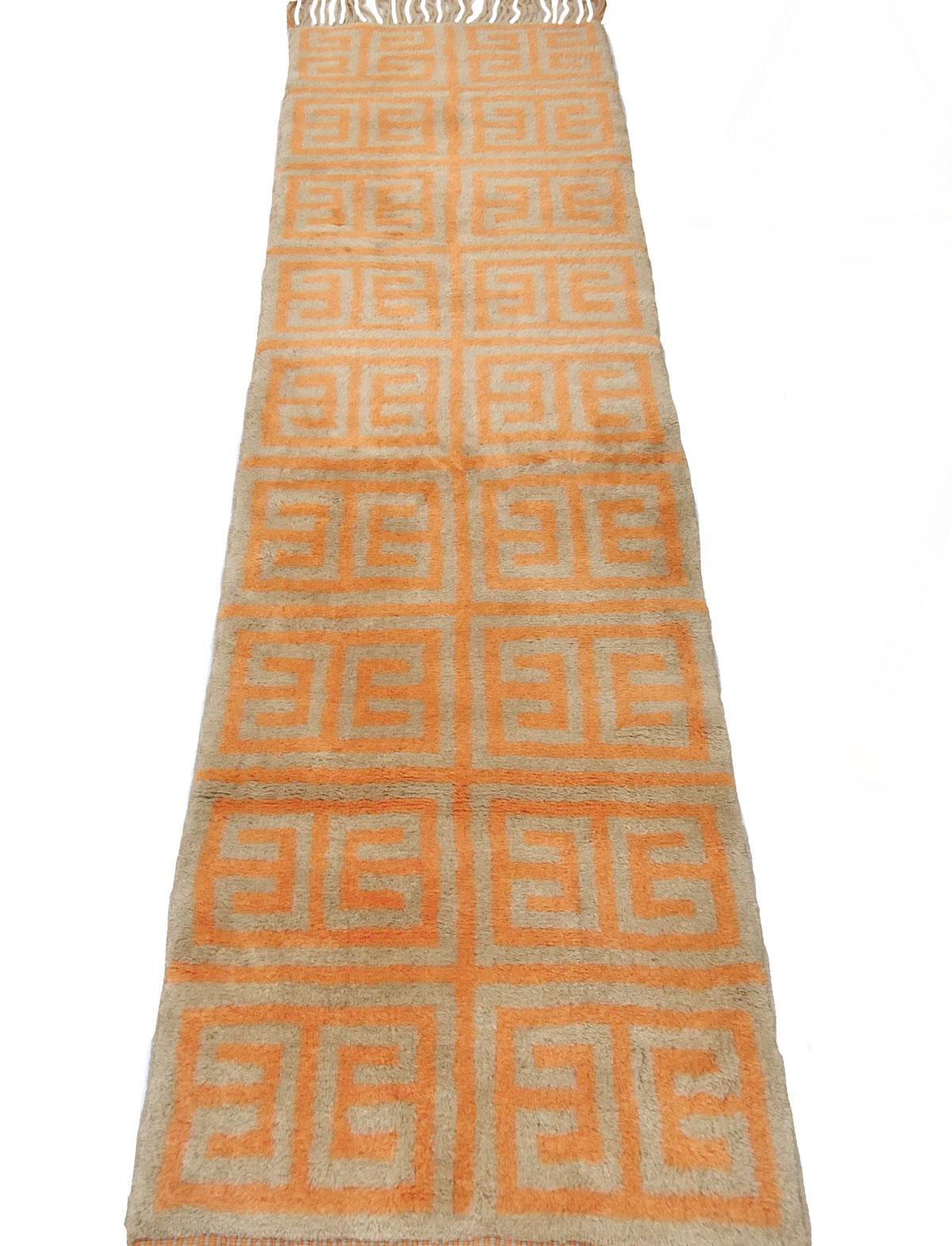 Marocain Tapis abstrait en laine marocaine Beni Mrirt 2''5