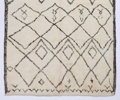 Handmade Moroccan Beni Ourain Berber Tulu Rug. All Wool. Custom Options Availabl