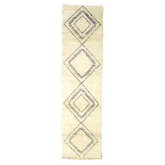 Runner marocchino Beni Ourain 2'9 x 10'7