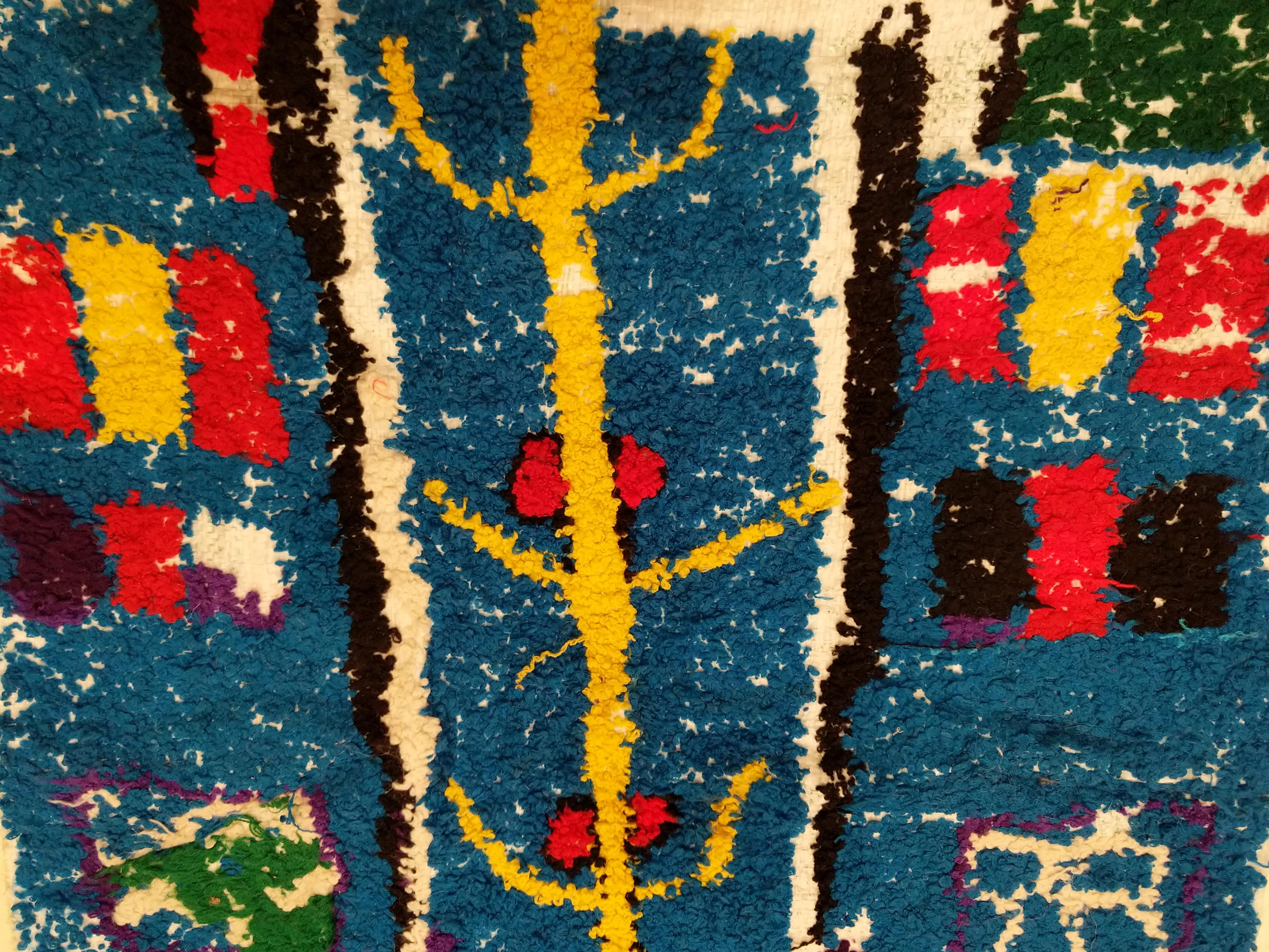 Alfombra de oración bereber marroquí en miniatura Marroquí en venta