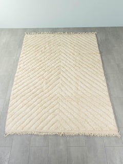 Moroccan Berber Rug 100% Wool Handmade Beni Ourain
