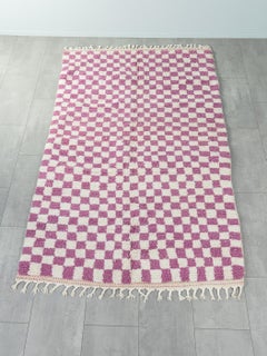 Moroccan Berber Rug 100% Wool Handmade Beni Ourain