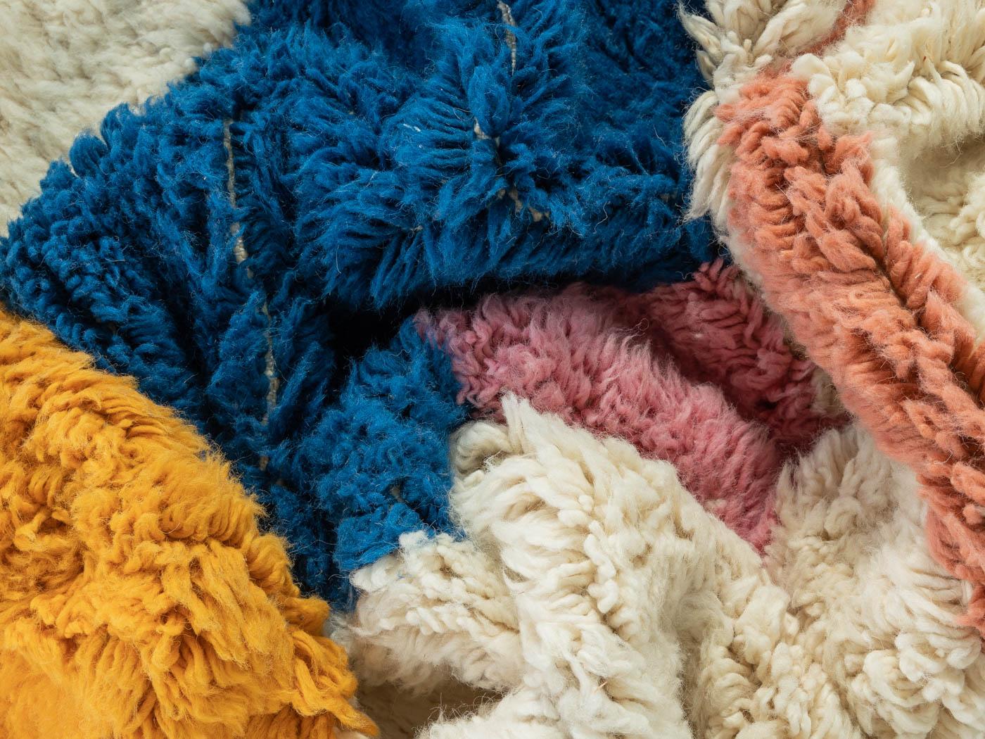 Moroccan Berber Rug 100% Wool Handmade Beni Ourain For Sale 3