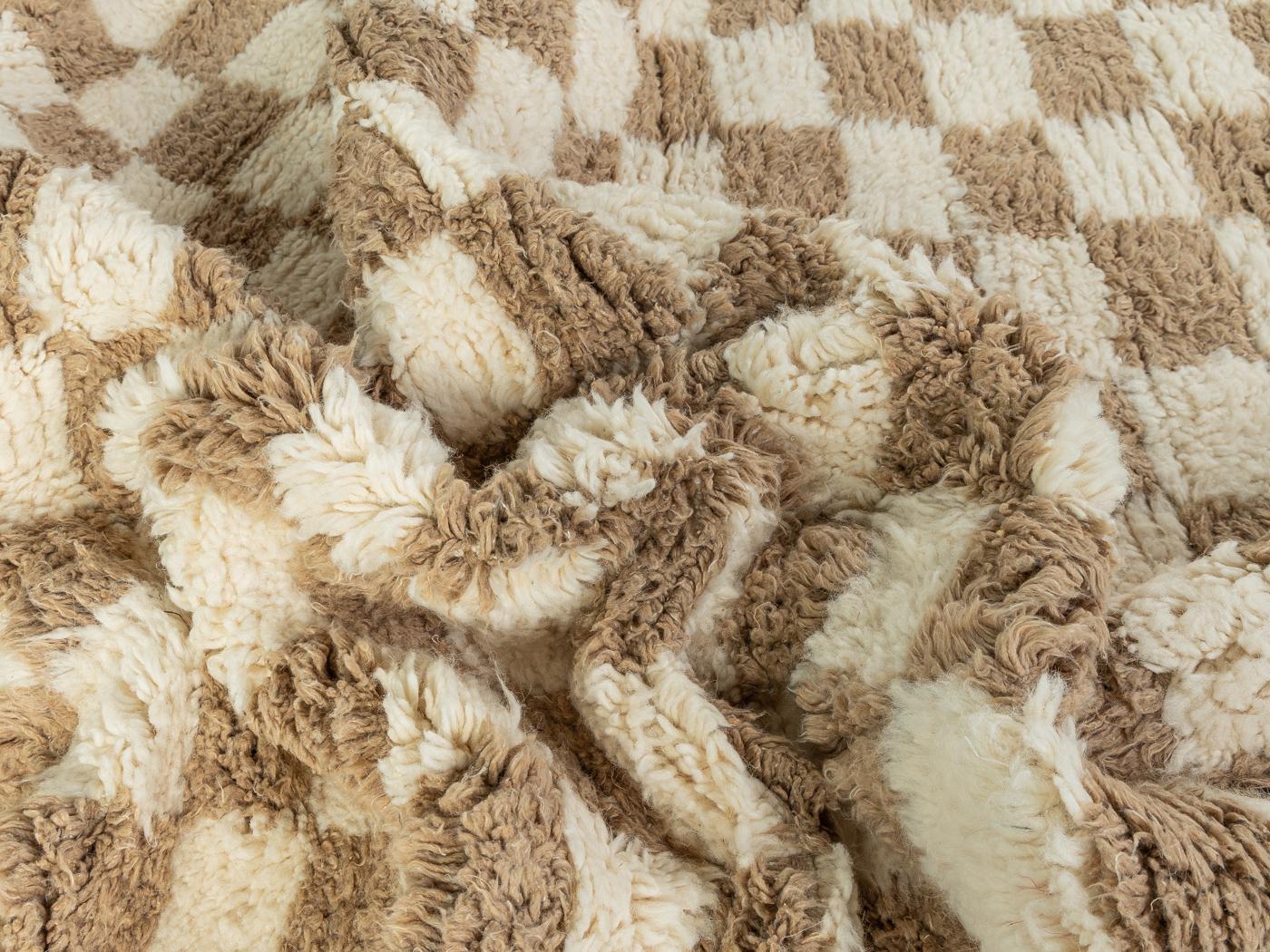 XXIe siècle et contemporain Tapis berbère marocain 100 % laine fait à la main en vente