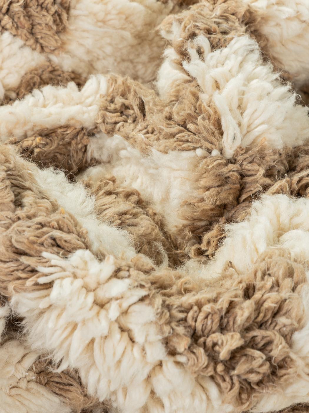 Marokkanischer Berberteppich 100% Wolle Handgefertigt im Angebot 4