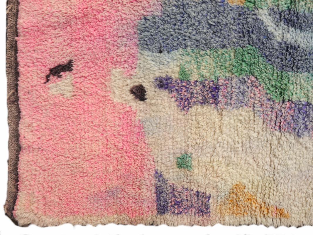 Berber rugs and carpets are mainly made in Morocco, Tunesia and Algeria. Largest producer are the tribal and nomadic Berber people of Morocco. Different areas produce very beautiful works of art. The Boujad are famous for their thick wool rugs with