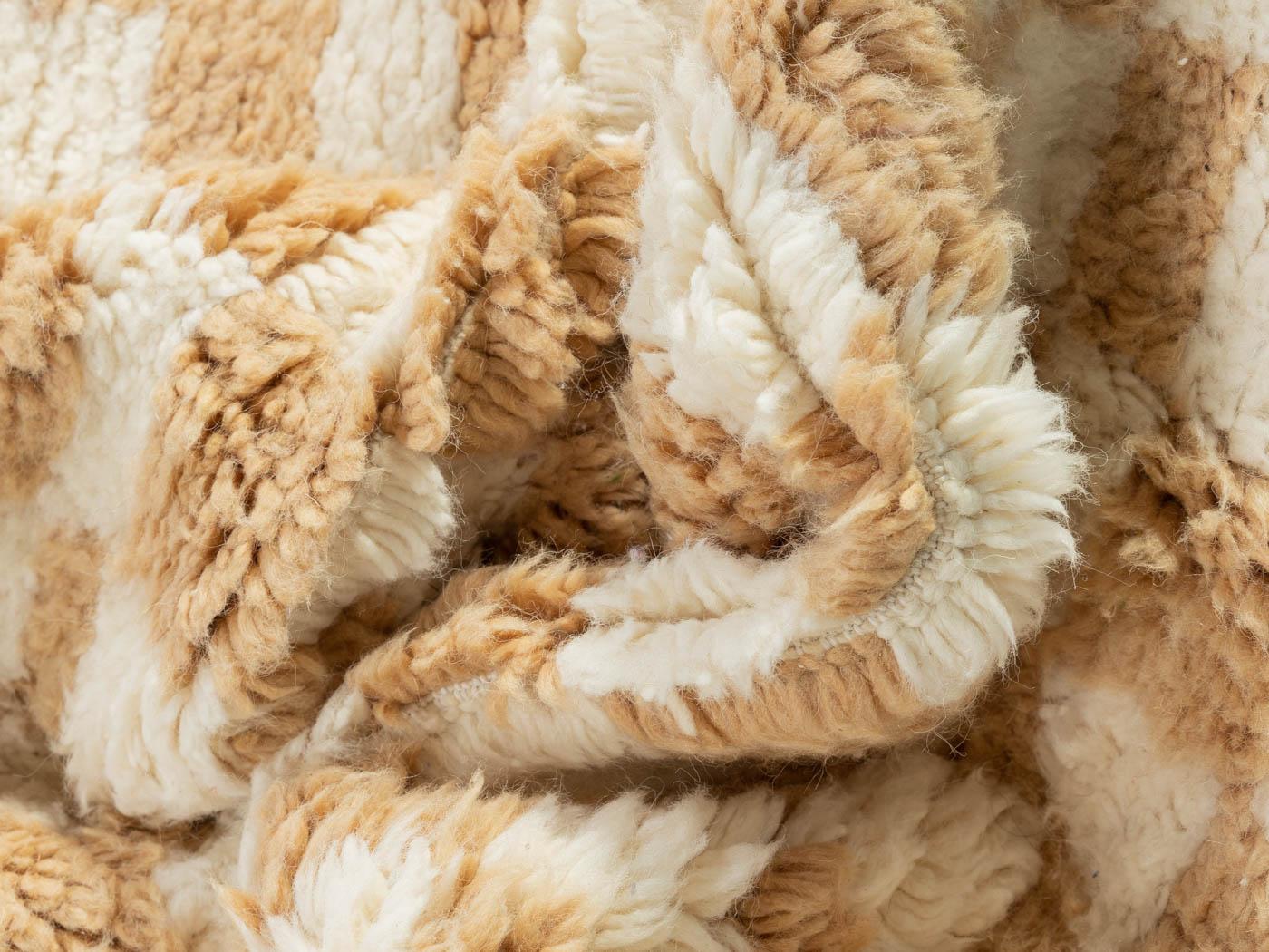 Marokkanischer Berberteppich Beni Ourain aus 100 % handgewebter Wolle im Angebot 2