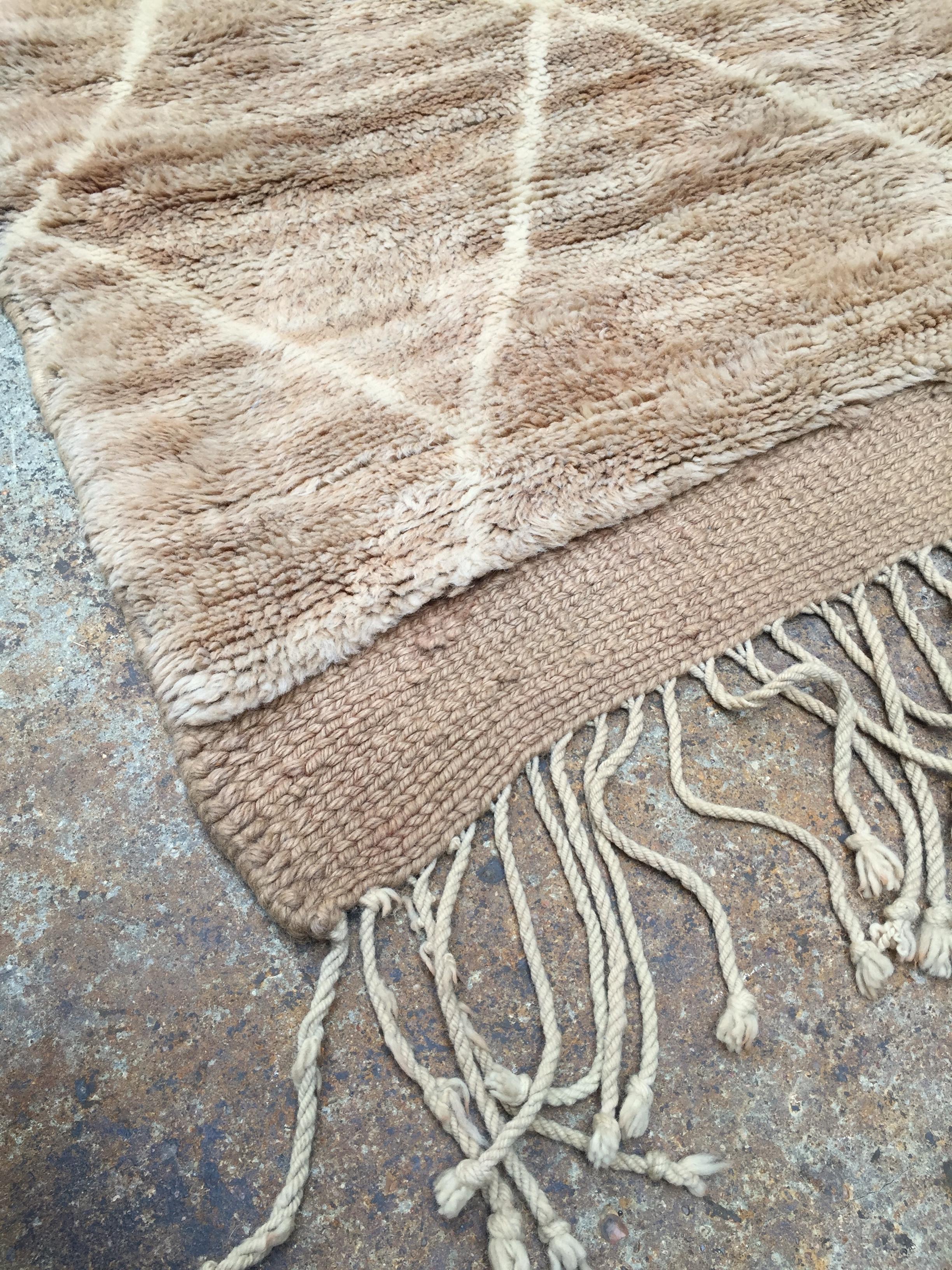 Moroccan Berber Rug, Middle Atlas Carpet, 100% Wool, Contemporary 1