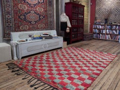 Moroccan Berber Rug with Checkerboard Pattern 'DK-119-10'