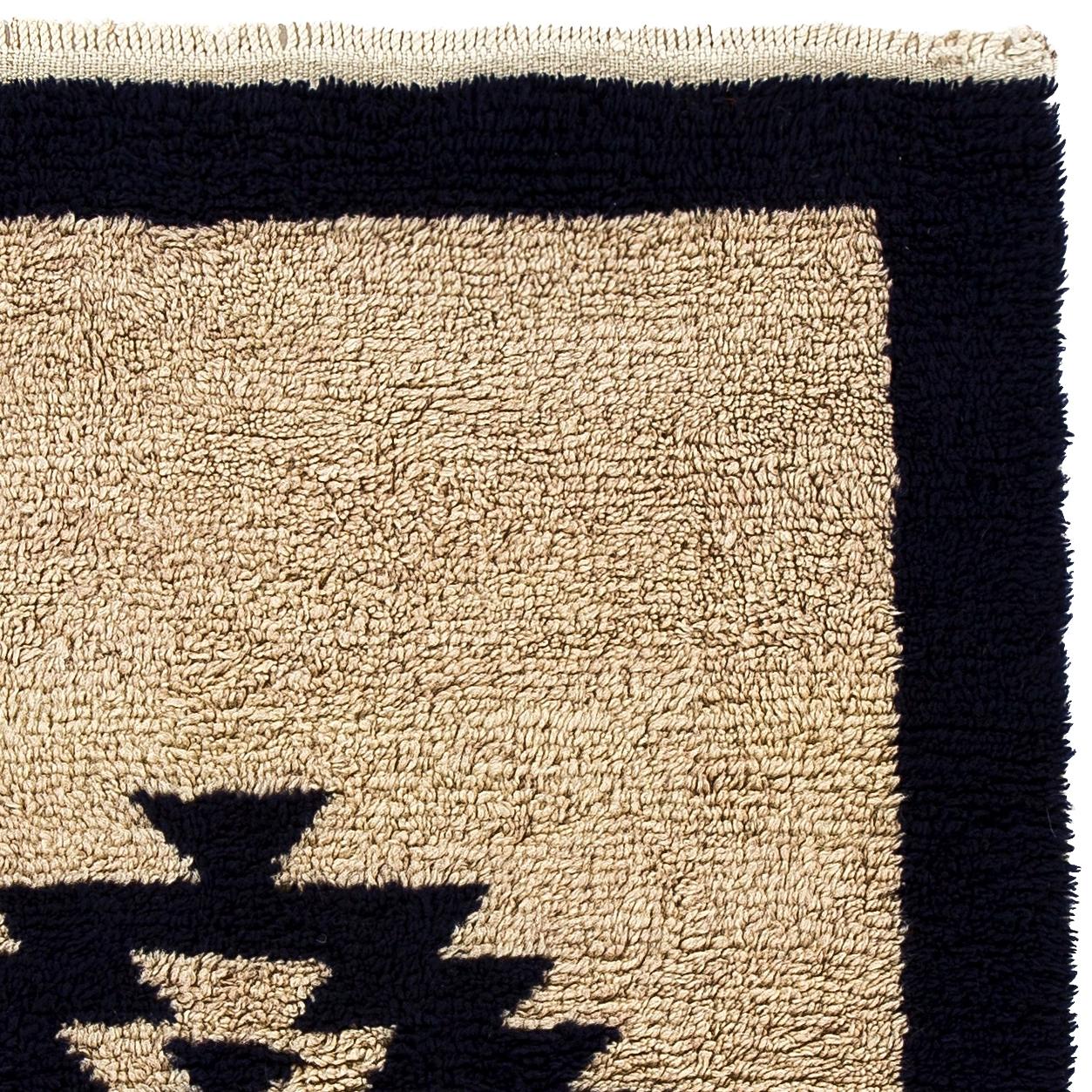 Alfombra Tulu Anudada a Mano Estilo Bereber Marroquí. Lana natural. Alfombra Beni Ourain Anudado a mano en venta