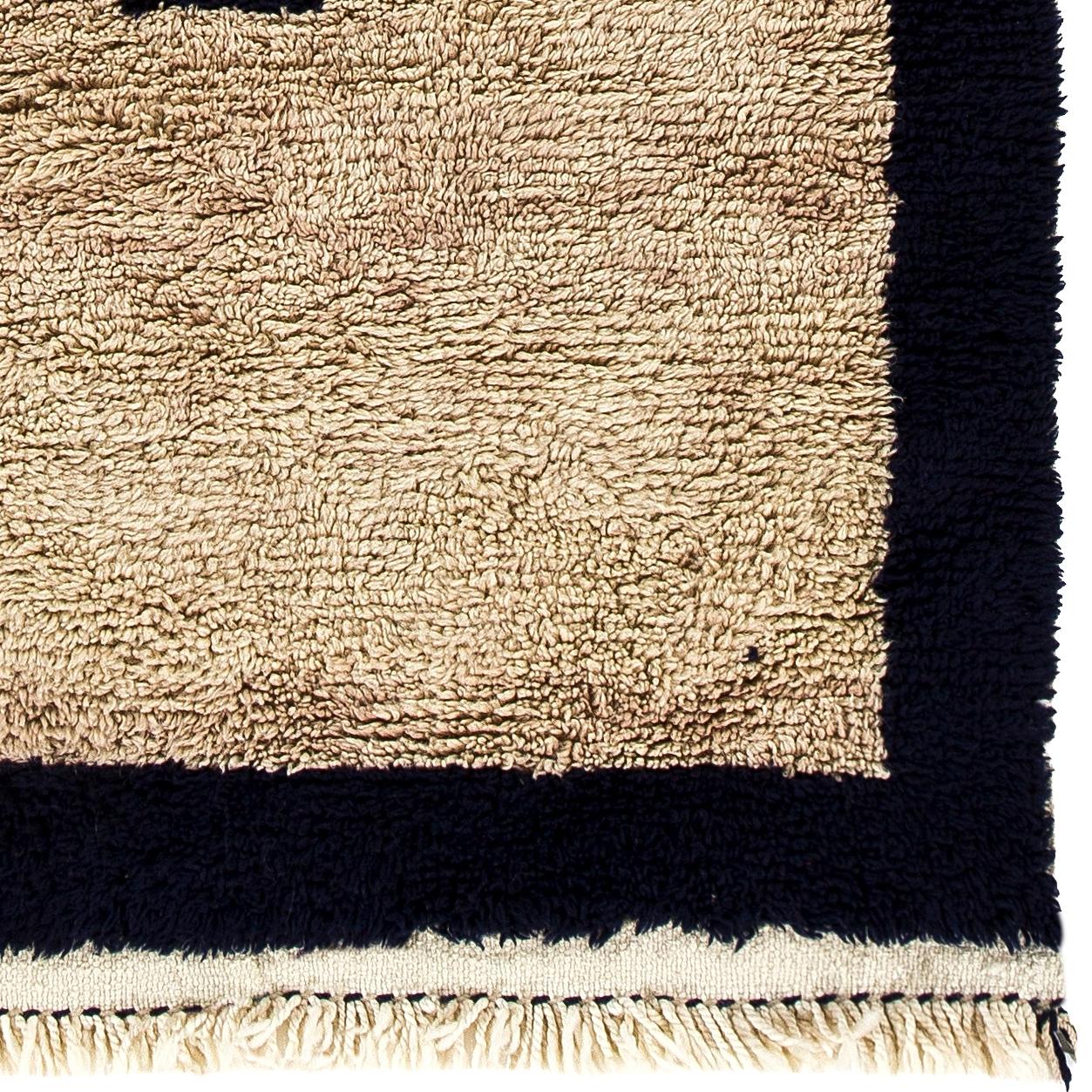 Alfombra Tulu Anudada a Mano Estilo Bereber Marroquí. Lana natural. Alfombra Beni Ourain en Nuevo estado para la venta en Spring Valley, NY