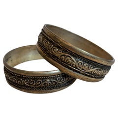 Moroccan Berber Tribal Bracelets Set of 2