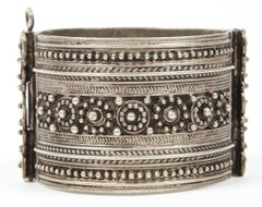 Moroccan Berber Tribal Silver Cuff