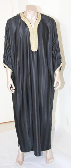 Moroccan Black Vintage Gentleman Caftan