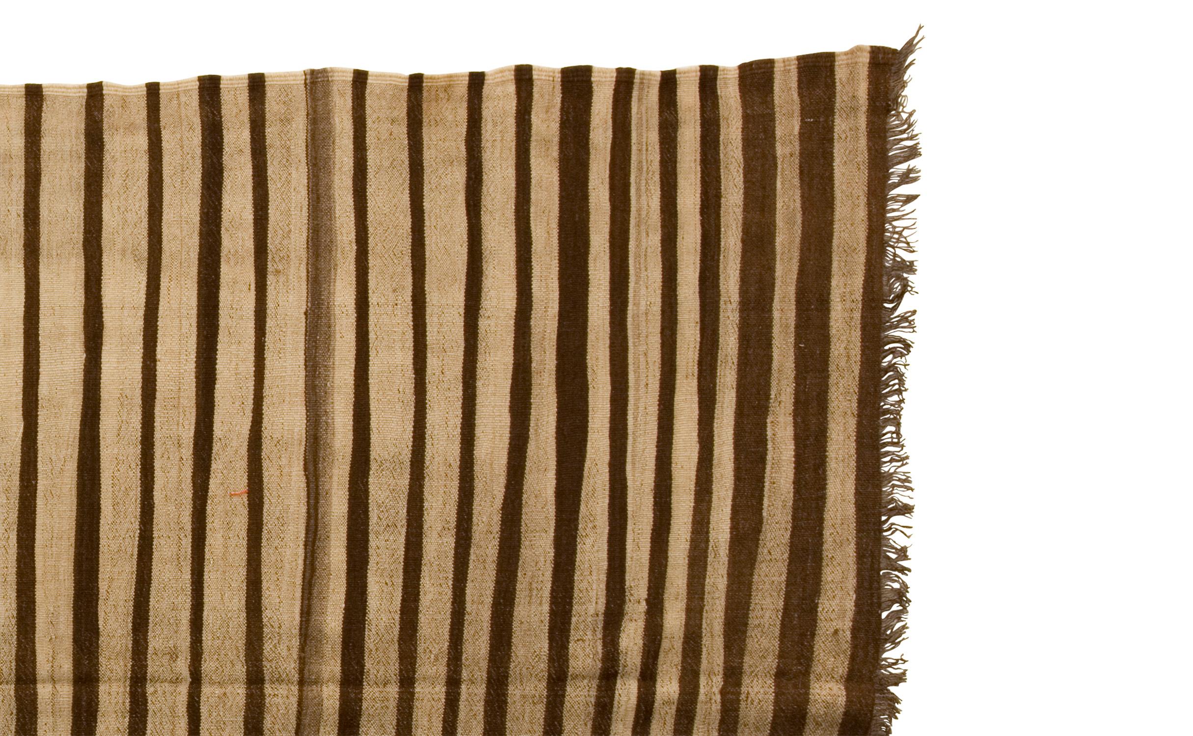 • One of a kind flat-weave blanket 
• 100% lightweight wool
• Measures: 7'7