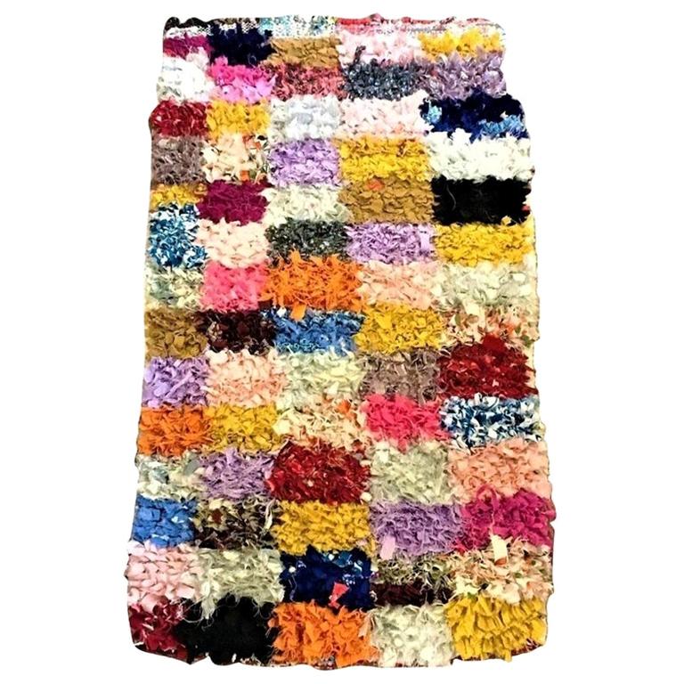 Moroccan Boho Chic Rug For Sale at 1stDibs