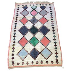 Moroccan Boucherouite Rug