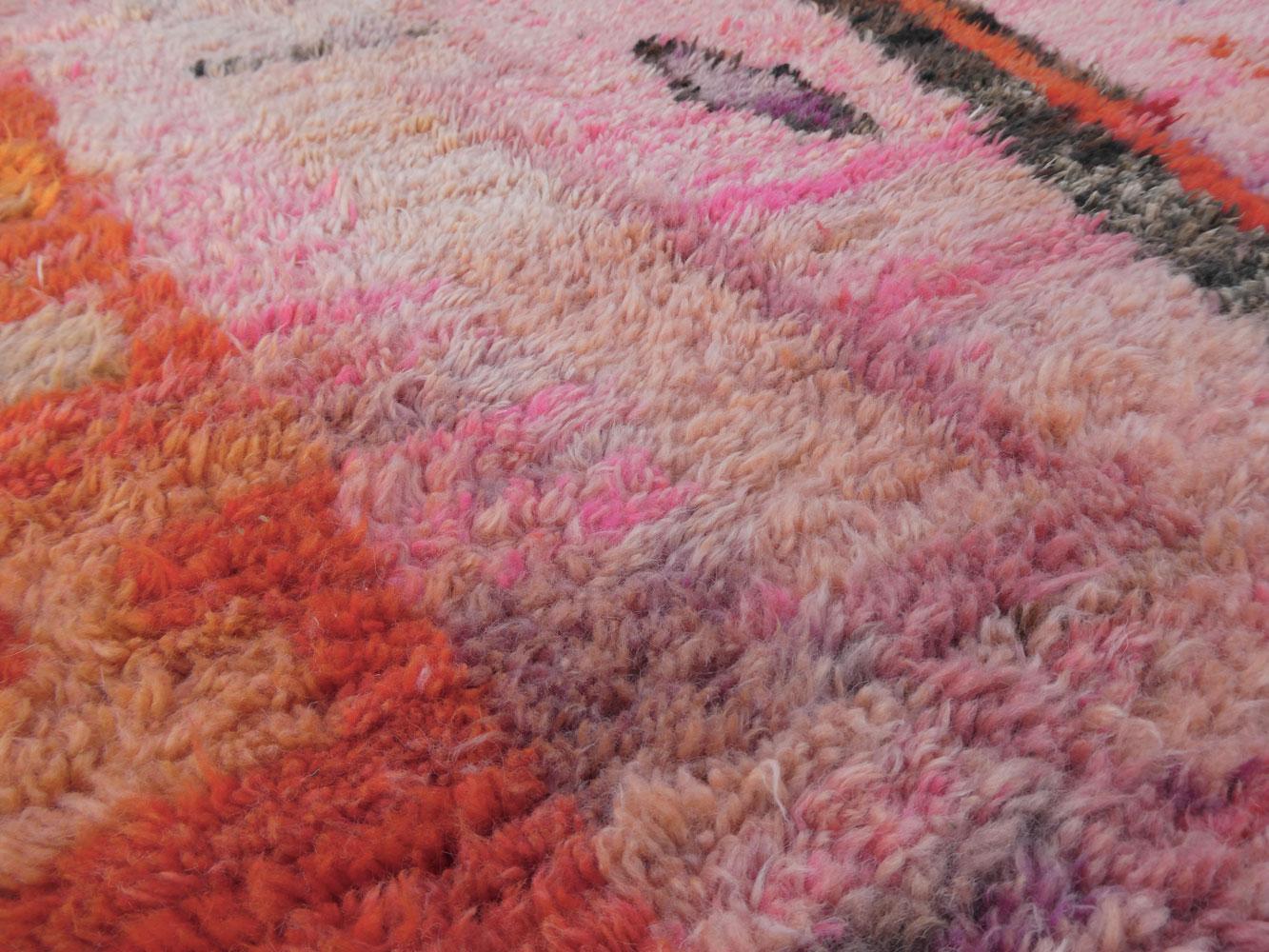Alfombra Boujad marroquí  5'6 x 8'7 finales del siglo XX en venta