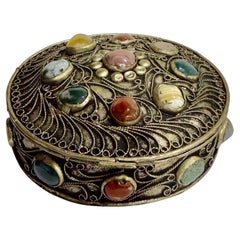 Moroccan Box With Semi Precious Stones