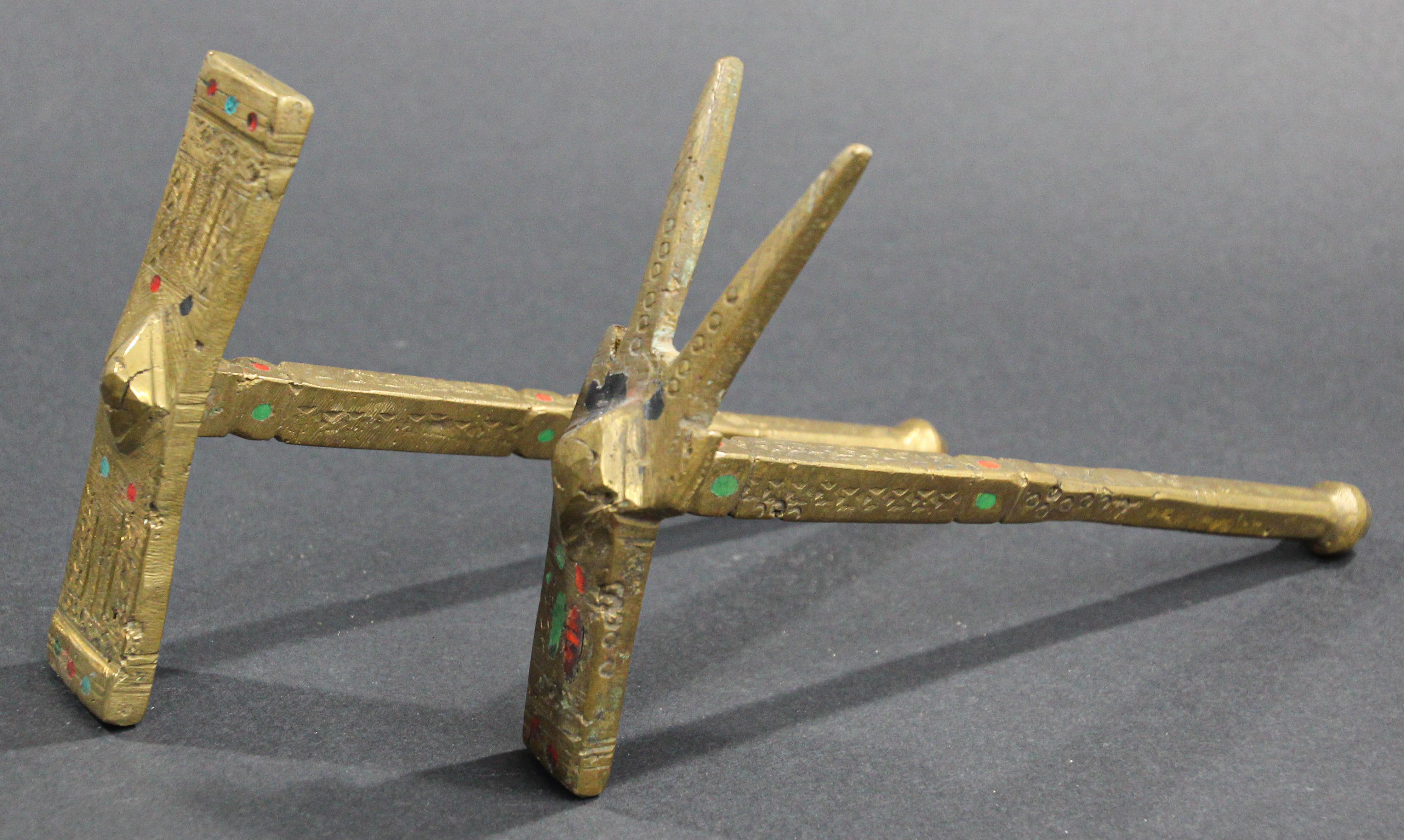 Martillo de azúcar marroquí de latón antiguo en venta 3