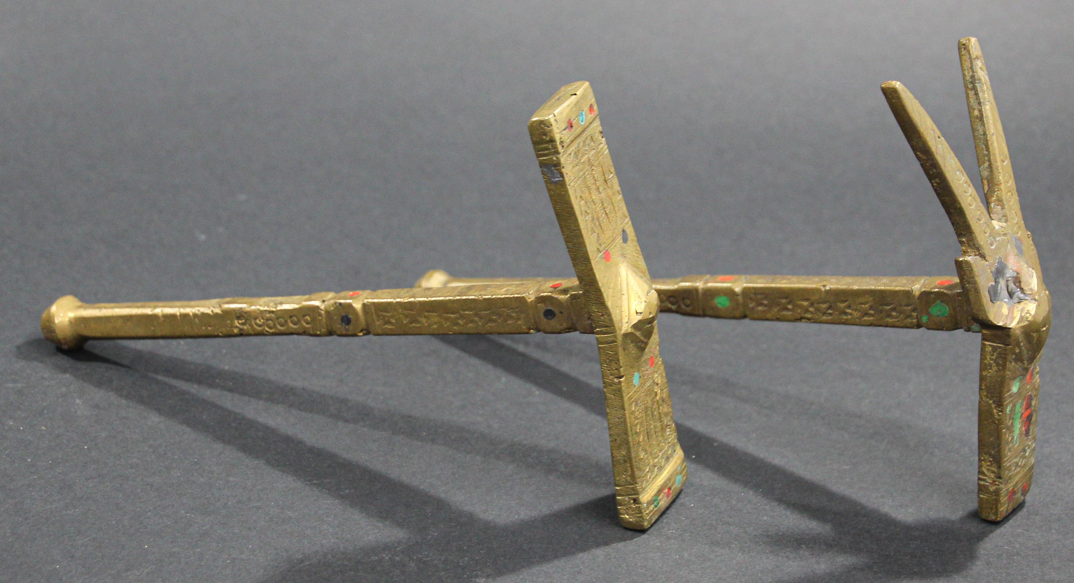 Martillo de azúcar marroquí de latón antiguo en venta 4