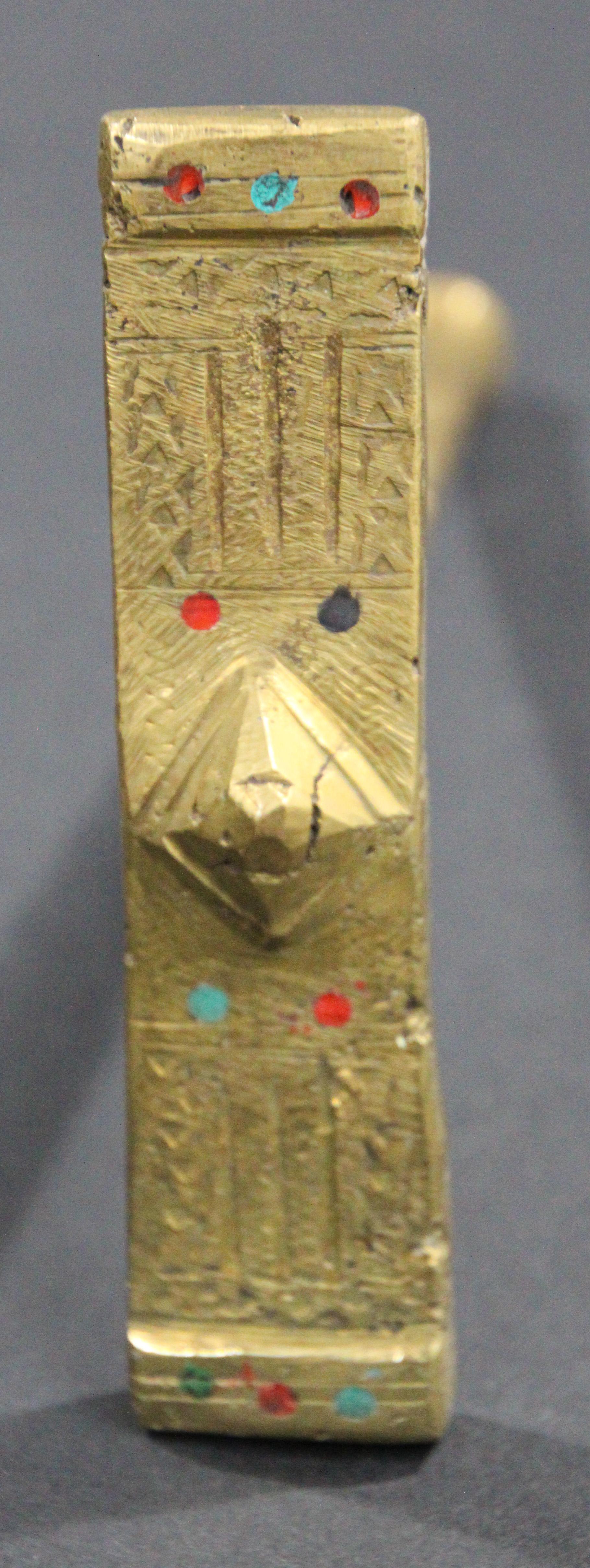 Moroccan Antique Brass Sugar Hammer For Sale 5