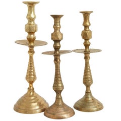 Moroccan Brass Candlestick