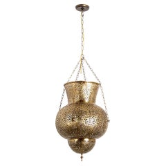 Moroccan Brass Chandelier Pendant Light Fixture Granada Moorish Style