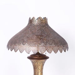 Moroccan Brass Floor Lamp