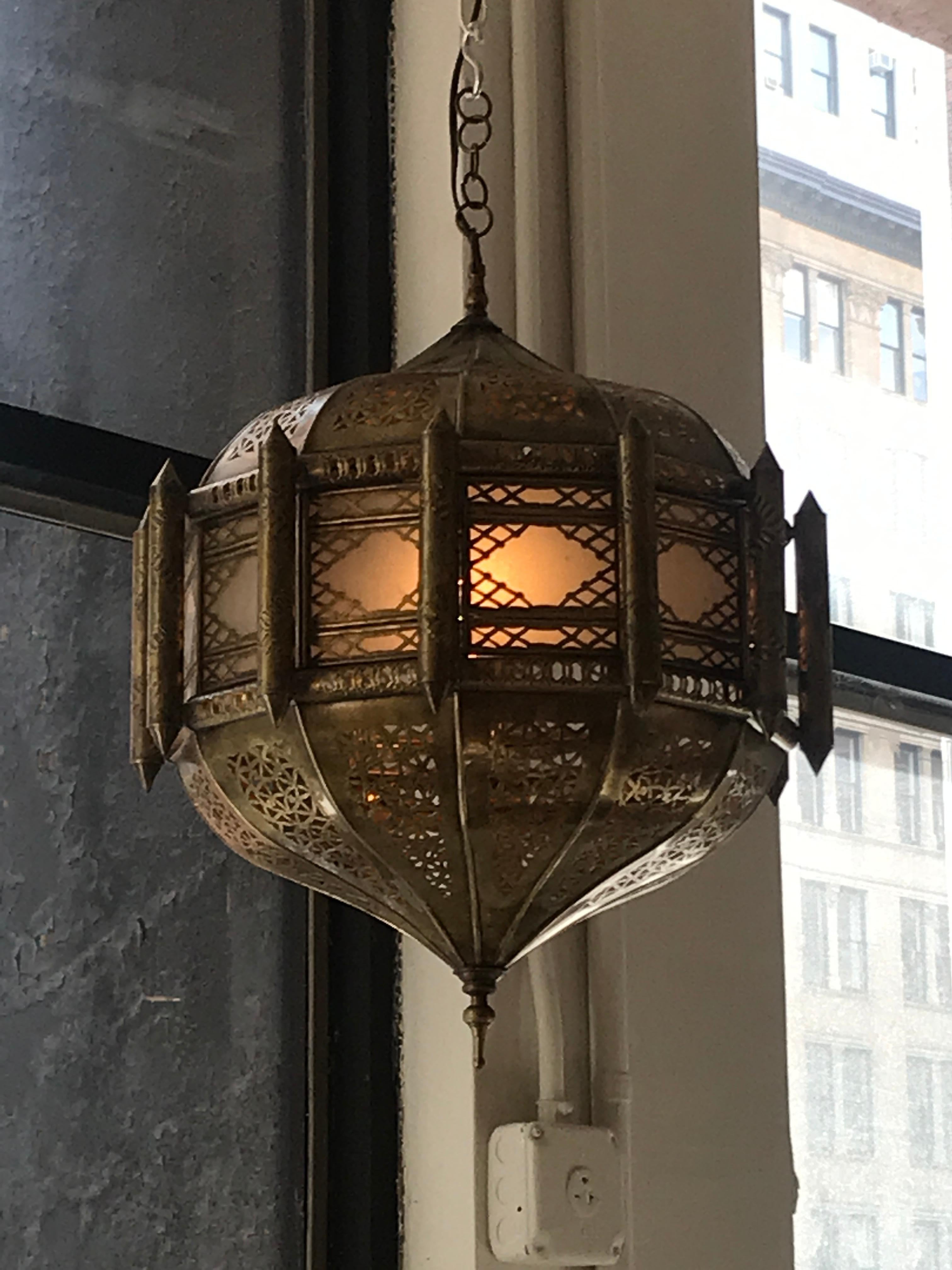 brass moroccan lantern